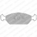 LP1805 DELPHI Комплект тормозных колодок, дисковый тормоз
