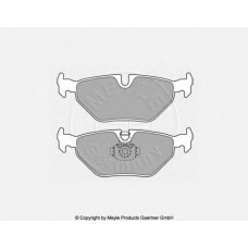 025 219 3417 MEYLE Комплект тормозных колодок, дисковый тормоз