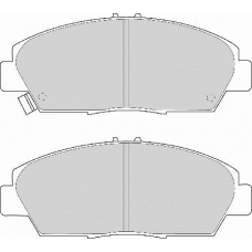 FD6590A NECTO Комплект тормозных колодок, дисковый тормоз