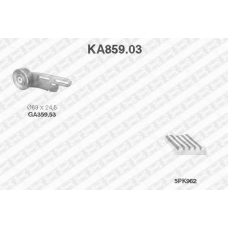 KA859.03 SNR Поликлиновой ременный комплект