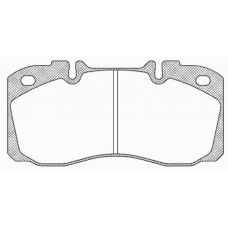 JSX 2640.00 ROADHOUSE Комплект тормозных колодок, дисковый тормоз