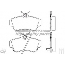 US104201 ASHUKI Комплект тормозных колодок, дисковый тормоз