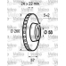 186502 VALEO Тормозной диск