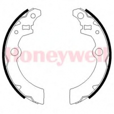 362444B BENDIX Комплект тормозных колодок