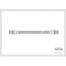 19018879 CORTECO Тормозной шланг