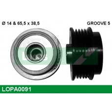 LOPA0091 TRW Механизм свободного хода генератора