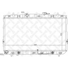 10-26601-SX STELLOX Радиатор, охлаждение двигателя