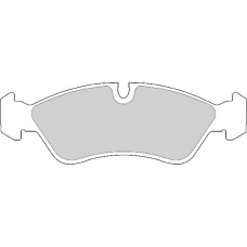 FD6277A NECTO Комплект тормозных колодок, дисковый тормоз