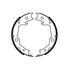 S852 SIMER Комплект тормозных колодок