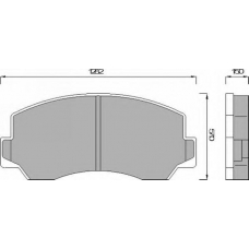 429981 ROULUNDS Комплект тормозных колодок, дисковый тормоз