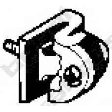 255-541 BOSAL Резиновые полоски, система выпуска