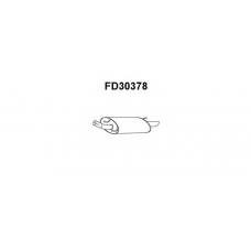 FD30378 VENEPORTE Глушитель выхлопных газов конечный