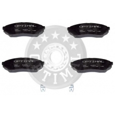 84501 OPTIMAL Комплект тормозных колодок, дисковый тормоз