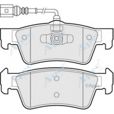 PAD1484 APEC Комплект тормозных колодок, дисковый тормоз