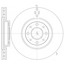 D6734.10 WOKING Тормозной диск