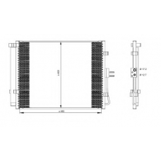 35984 NRF Конденсатор, кондиционер