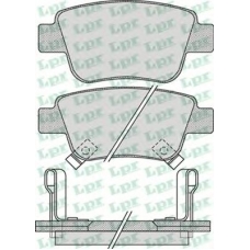 05P1113 LPR Комплект тормозных колодок, дисковый тормоз