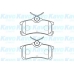 BP-9081 KAVO PARTS Комплект тормозных колодок, дисковый тормоз