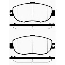 J PA-295AF JAPANPARTS Комплект тормозных колодок, дисковый тормоз