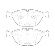 WBP23894A WAGNER LOCKHEED Комплект тормозных колодок, дисковый тормоз