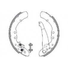 33500 SPIDAN Комплект тормозных колодок
