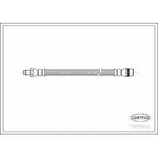 19019105 CORTECO Тормозной шланг