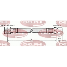 LH1955 DELPHI Тормозной шланг