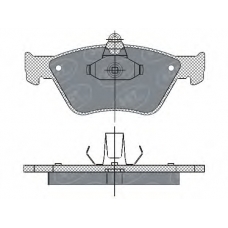 SP 285 PR SCT Комплект тормозных колодок, дисковый тормоз
