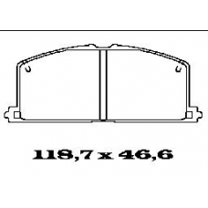 BL1163A3 FTE Комплект тормозных колодок, дисковый тормоз BL1163A3 FTE Комплект тормозных колодок, дисковый тормоз