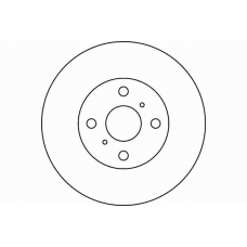 MDC1374 MINTEX Тормозной диск