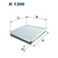 K1306 FILTRON Фильтр, воздух во внутренном пространстве