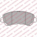 LP2031 DELPHI Комплект тормозных колодок, дисковый тормоз