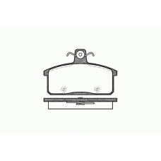 0128 50 KAWE Комплект тормозных колодок, дисковый тормоз