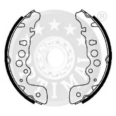 BB-7292 OPTIMAL Комплект тормозных колодок
