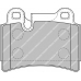 FSL1878 FERODO Комплект тормозных колодок, дисковый тормоз