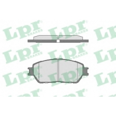 05P1792 LPR Комплект тормозных колодок, дисковый тормоз