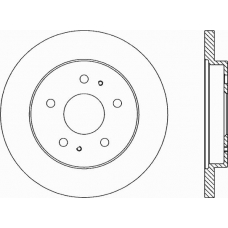 BDA1920.10 OPEN PARTS Тормозной диск