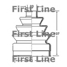 FCB2131 FIRST LINE Пыльник, приводной вал