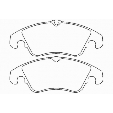 P 24 074 BREMBO Комплект тормозных колодок, дисковый тормоз