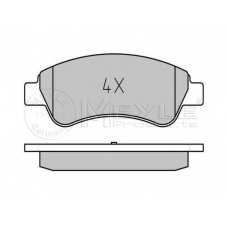 025 235 9919/PD MEYLE Комплект тормозных колодок, дисковый тормоз