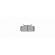 285 SIMER Комплект тормозных колодок, дисковый тормоз