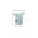 KL 107 MAHLE Топливный фильтр