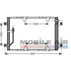52005107 VAN WEZEL Конденсатор, кондиционер