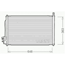 DCN10006 DENSO Конденсатор, кондиционер