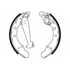 S606 SIMER Комплект тормозных колодок