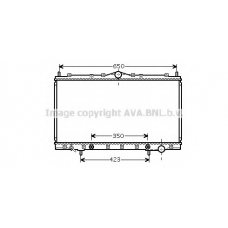 MT2168 AVA Радиатор, охлаждение двигателя