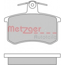 1170030 METZGER Комплект тормозных колодок, дисковый тормоз