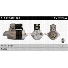 22-315-112-092 TRISCAN Стартер