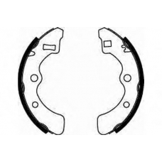 GS8085 TRW Комплект тормозных колодок