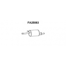 FA25083 VENEPORTE Глушитель выхлопных газов конечный